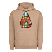 Pigment Burro turquoise serape tooled leather arrowhead Urban Hoodie - Jasminsmagicworld
