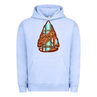 Pigment Grape Ice turquoise serape tooled leather arrowhead Urban Hoodie - Jasminsmagicworld