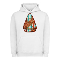 Pigment Lunar Rock turquoise serape tooled leather arrowhead Urban Hoodie - Jasminsmagicworld