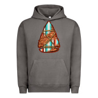 Pigment Tornado turquoise serape tooled leather arrowhead Urban Hoodie - Jasminsmagicworld