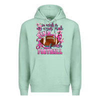 Seafoam in october we wear pink and watch football Premium Hoodie - AdoDesignShop