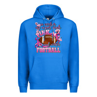 True Royal in october we wear pink and watch football Premium Hoodie - AdoDesignShop