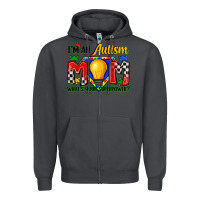 Smoke i'm an autism mom what's your superpower Zipper Hoodie - Zillion Design Studio