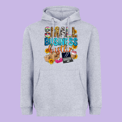 Small Business Hustler Heavyweight Hoodie Designed By Zillion Design Studio
