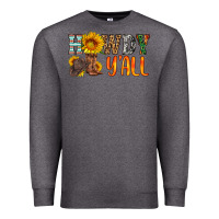 Charcoal Heather howdy y all Premium Sweatshirt - HRA Design Shop