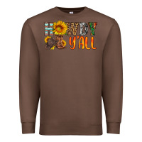 Chestnut howdy y all Premium Sweatshirt - HRA Design Shop