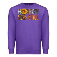 Purple howdy y all Premium Sweatshirt - HRA Design Shop