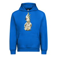 Cobalt Cockatoo Bird Urban Hoodie - LillyAllenDesigns