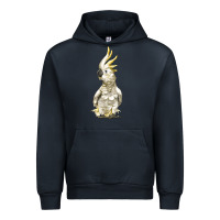 Navy Cockatoo Bird Urban Hoodie - LillyAllenDesigns