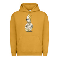 Pigment Peanut Butter Cockatoo Bird Urban Hoodie - LillyAllenDesigns