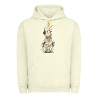 Pigment Pistachio Cockatoo Bird Urban Hoodie - LillyAllenDesigns