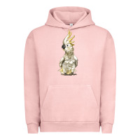 Pigment Salmon Cockatoo Bird Urban Hoodie - LillyAllenDesigns