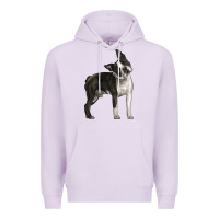 Lilac Boston Terrier Premium Hoodie - LillyAllenDesigns