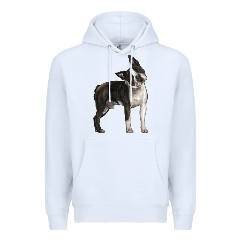 Boston Terrier Premium Hoodie by LillyAllenDesigns | Teevron