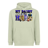 Matcha my daddy is my hero police Heavyweight Hoodie - Zillion Design Studio