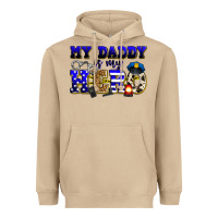 Mushroom my daddy is my hero police Heavyweight Hoodie - Zillion Design Studio