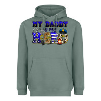 Sage my daddy is my hero police Heavyweight Hoodie - Zillion Design Studio