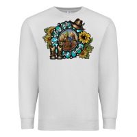 Dove Grey cowboy take me away 2 Premium Sweatshirt - SublimationCraftShop