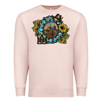 Pale Pink cowboy take me away 2 Premium Sweatshirt - SublimationCraftShop