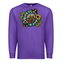 Purple cowboy take me away 2 Premium Sweatshirt - SublimationCraftShop