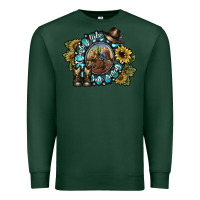 Sports Green cowboy take me away 2 Premium Sweatshirt - SublimationCraftShop