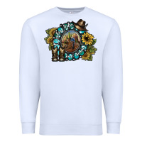 White cowboy take me away 2 Premium Sweatshirt - SublimationCraftShop