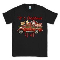 Black it's christmas y'all truck with farm animals Classic Tee - RanaPortraitStore