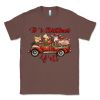 Chestnut it's christmas y'all truck with farm animals Classic Tee - RanaPortraitStore