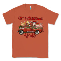 Copper it's christmas y'all truck with farm animals Classic Tee - RanaPortraitStore