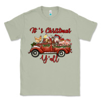 Matcha it's christmas y'all truck with farm animals Classic Tee - RanaPortraitStore