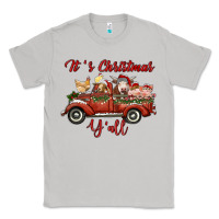 Moon Dust it's christmas y'all truck with farm animals Classic Tee - RanaPortraitStore