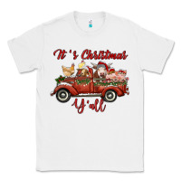 White it's christmas y'all truck with farm animals Classic Tee - RanaPortraitStore