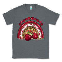 Charcoal Heather cherry rainbow Classic Tee - BarkalooDesign