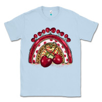Dusty Blue cherry rainbow Classic Tee - BarkalooDesign