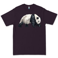 Plum walking panda Premium Tee - LillyAllenDesigns
