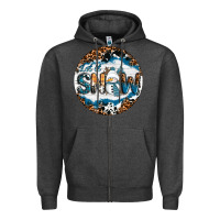 Charcoal Heather Let It Snow Zipper Hoodie - RanaPortraitStore