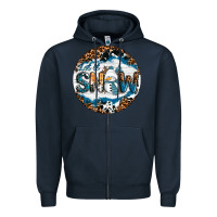 Navy Let It Snow Zipper Hoodie - RanaPortraitStore