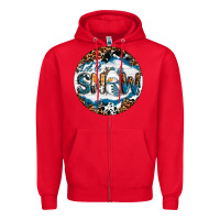 Red Let It Snow Zipper Hoodie - RanaPortraitStore