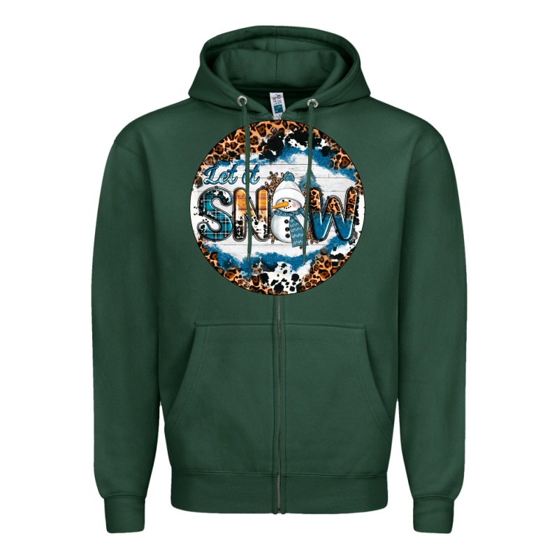 Let It Snow Zipper Hoodie by RanaPortraitStore | Teevron