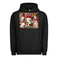 Pigment Black merry christmas goats Urban Hoodie - Jasminsmagicworld