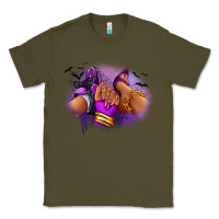 Army Green Halloween sneaker and heel afro woman Classic Tee - RanaPortraitStore