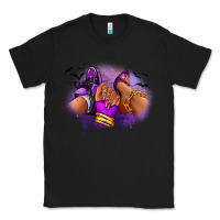Black Halloween sneaker and heel afro woman Classic Tee - RanaPortraitStore