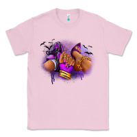 Bubblegum Pink Halloween sneaker and heel afro woman Classic Tee - RanaPortraitStore