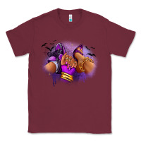 Burgundy Halloween sneaker and heel afro woman Classic Tee - RanaPortraitStore