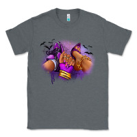 Charcoal Heather Halloween sneaker and heel afro woman Classic Tee - RanaPortraitStore