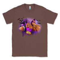 Chestnut Halloween sneaker and heel afro woman Classic Tee - RanaPortraitStore