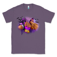 Lavender Halloween sneaker and heel afro woman Classic Tee - RanaPortraitStore