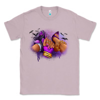 Lilac Halloween sneaker and heel afro woman Classic Tee - RanaPortraitStore