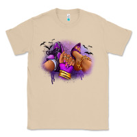 Mushroom Halloween sneaker and heel afro woman Classic Tee - RanaPortraitStore