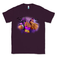 Plum Halloween sneaker and heel afro woman Classic Tee - RanaPortraitStore